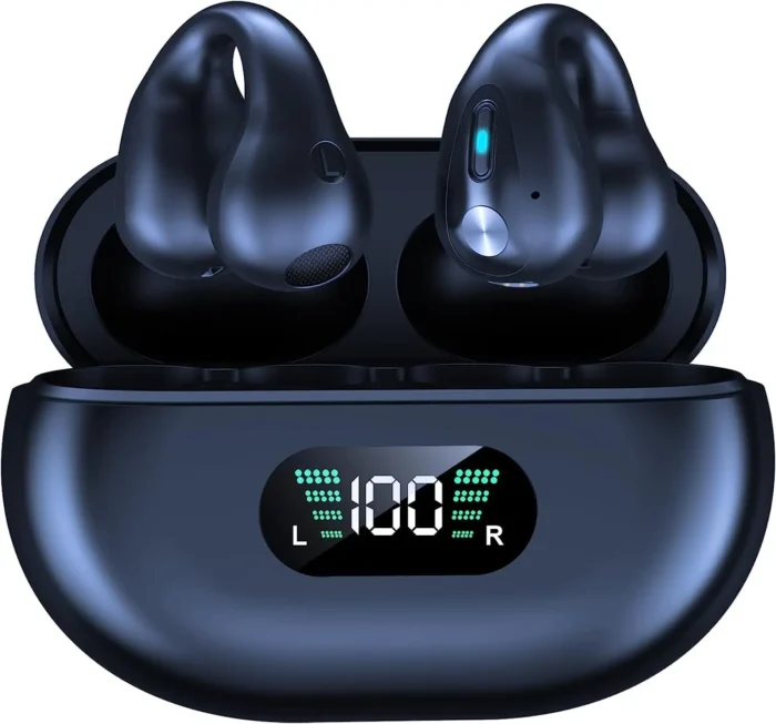 Wireless Ear Clip on Headphones 2025 New Mini Open Ear Headphones Wireless Headset Waterproof Sport Running Earring Earphone - Imagen 6