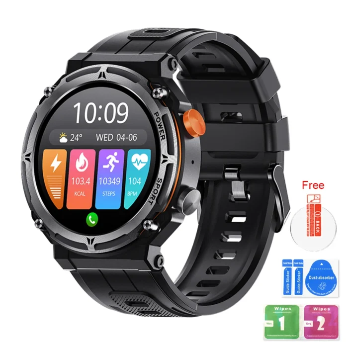2024 C21 Pro 410mah Big Battery Outdoor Sport Smart Watches BT Calling Smartwatch for  1 ATM Waterproof Smart Watch for Men - Imagen 2