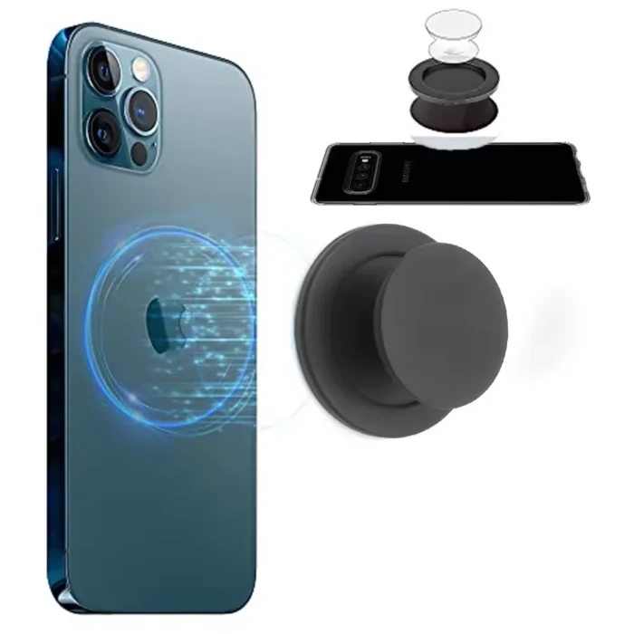 2024 Magnetic Phone Ring GripTok Remove Easily for Magnetic Safe Wireless  Charging Stand Foldable Mobile Phone Grip Tok Holder