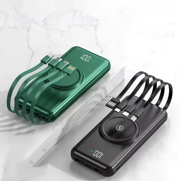 Fast Quick Charge 20000Mah Power Banks Mobile Phone Portable Powerbank 20000Mah Charger Wireless Power Bank - Imagen 6