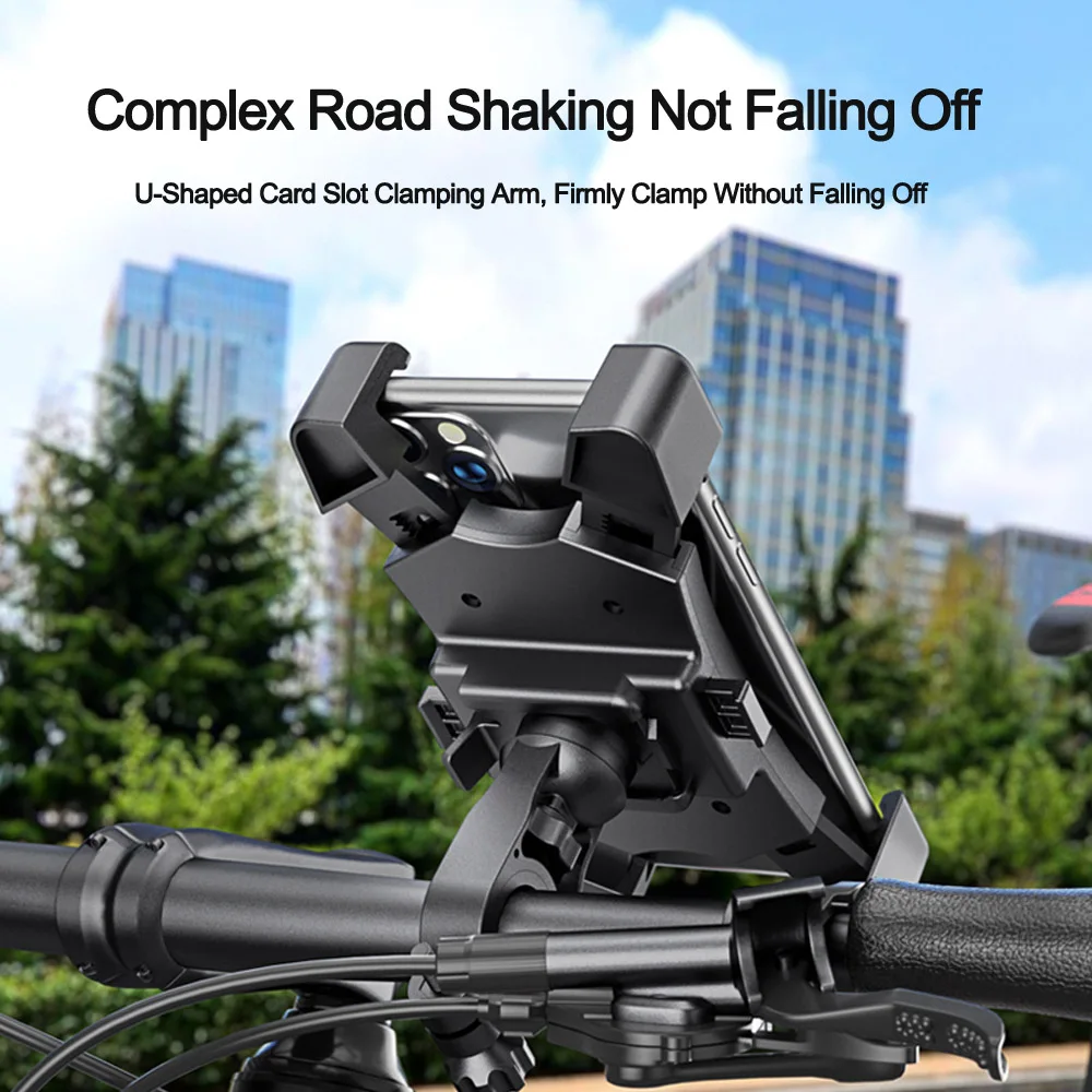 Free Sample Drop Shipping Universal Motorcycle Mobile Cell Phone Holder Mount for Bike Motorbike Bike Phone Holder - Imagen 2