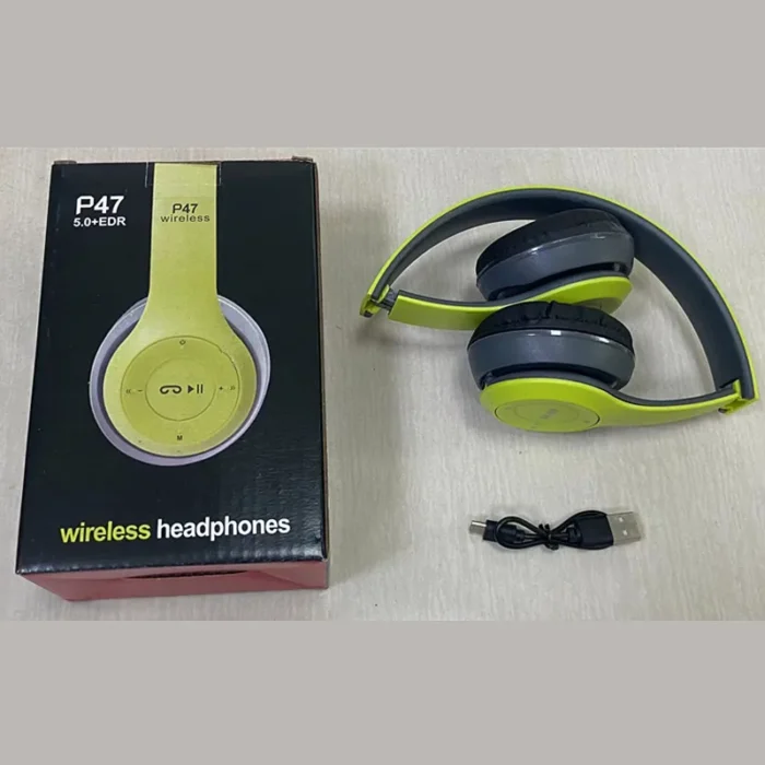 P47 Wireless Headphones Blue Tooth Headset Earbuds Headgear Headphone Ear Headset Connect Earphone With Bass for iphone - Imagen 4