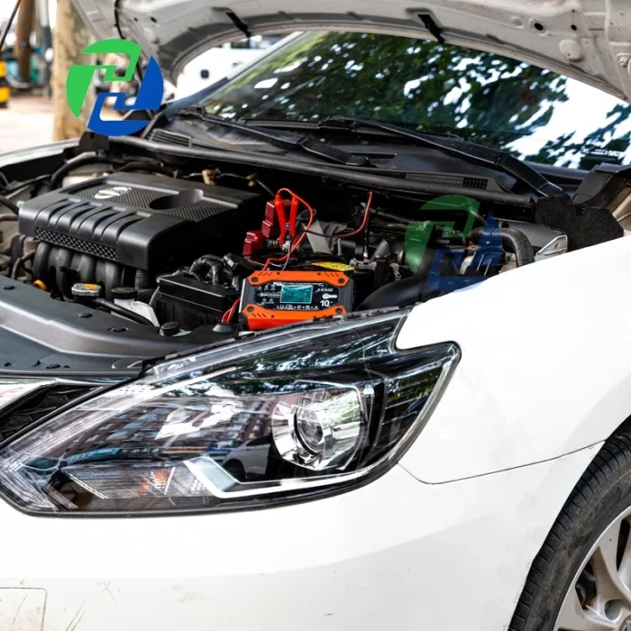 Cargador de batería de coche de 12 V y 24 V con reparación de pulsos inteligente automático, cargador RJ Tianya de 12 V recargable - Imagen 5