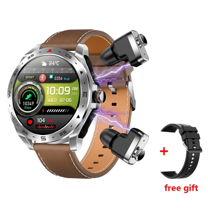 2024 T95 Outdoor Smart Watch With Earbuds TWS 2 in 1 Headphones 1.52inch Screen Local Music  Sports Smartwatch Wireless Earphone - Imagen 2