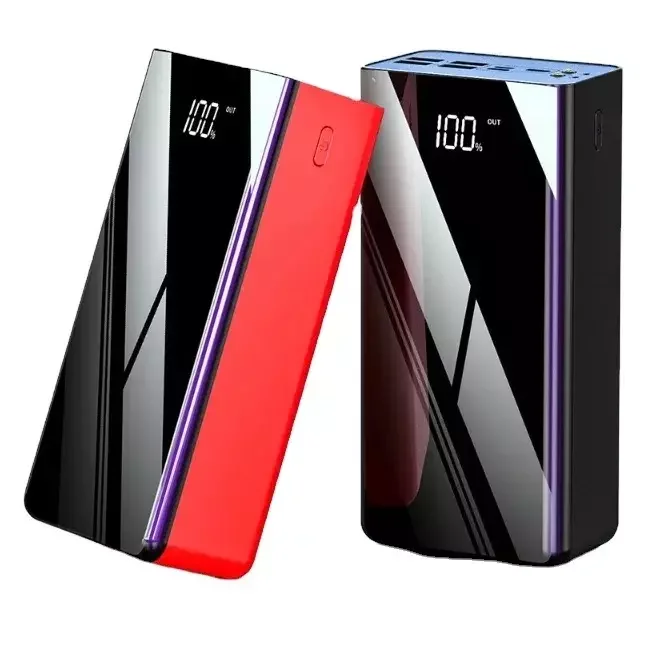 50000mAh Power Bank Larger Capacity Portable Charger Power Banks Super Capacity Charger With Dual Led Lights Power Bank