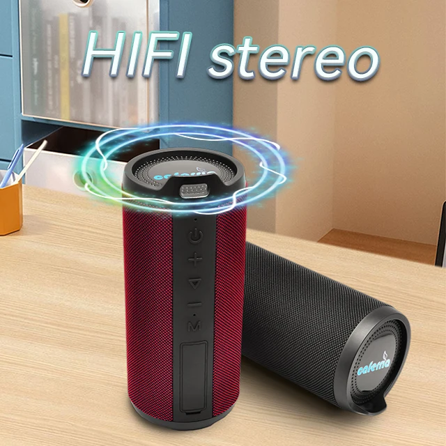 Caferria - Altavoz Bluetooth de tela de nuevo diseño, 10 W, inalámbrico, portátil, para deportes al aire libre - Imagen 5