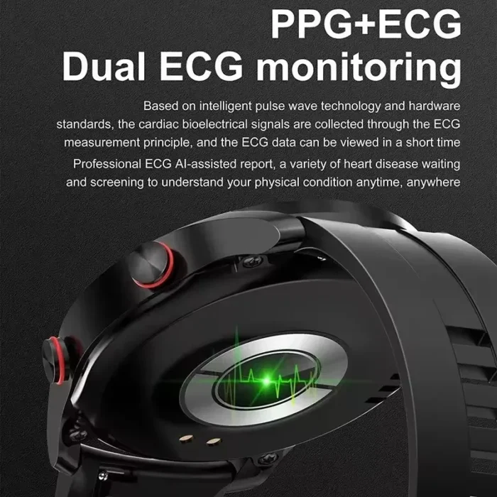 Hw20 Smart Watches Ecg+PPG Answer Call Heart Rate Blood Pressure Monitoring Message Reminder Waterproof Touch Screen Smartwatch - Imagen 3