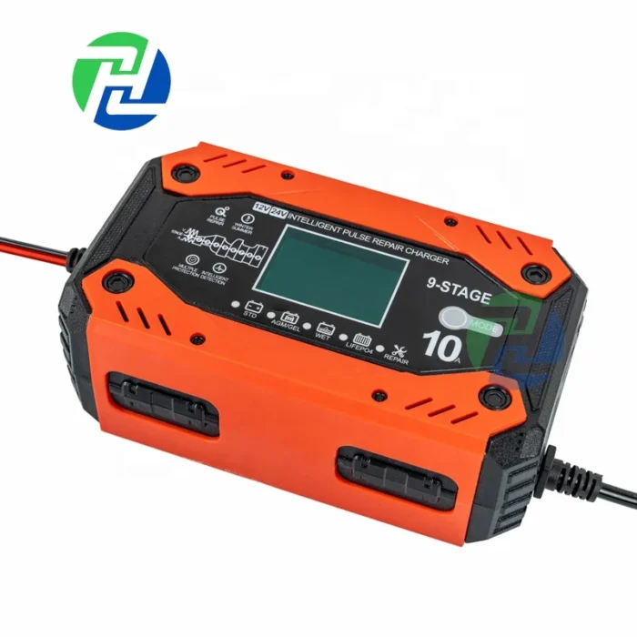 Cargador de batería de coche de 12 V y 24 V con reparación de pulsos inteligente automático, cargador RJ Tianya de 12 V recargable - Imagen 4