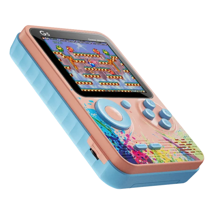 2024 Newest Best Selling Colorful Handheld Mini Retro Game Box 666 in 1 Handheld TV Plug Video Game Player Boy G5 Console - Imagen 5