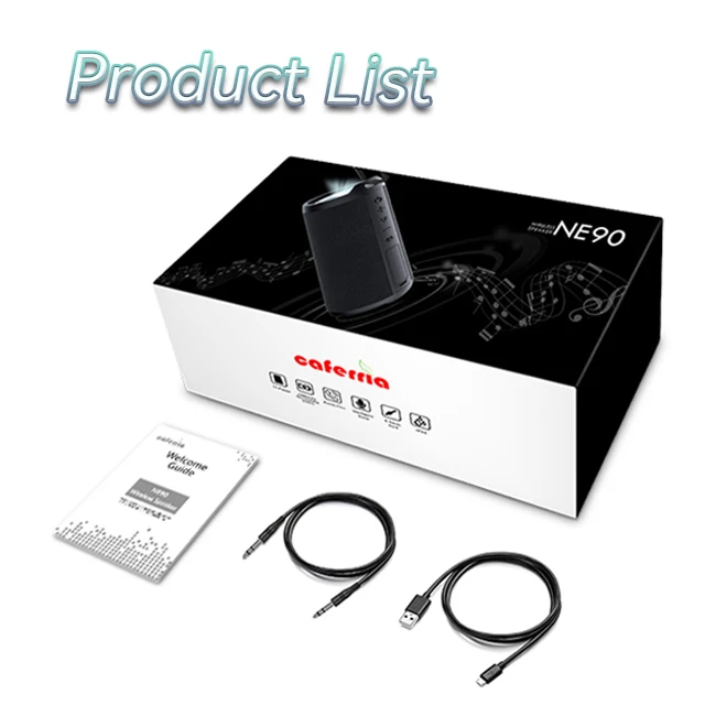 Caferria - Altavoz Bluetooth de tela de nuevo diseño, 10 W, inalámbrico, portátil, para deportes al aire libre - Imagen 4