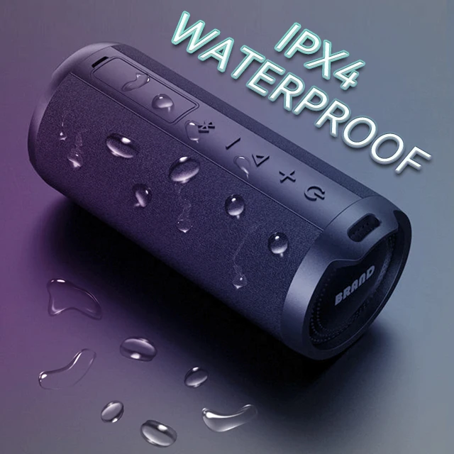 Caferria - Altavoz Bluetooth de tela de nuevo diseño, 10 W, inalámbrico, portátil, para deportes al aire libre