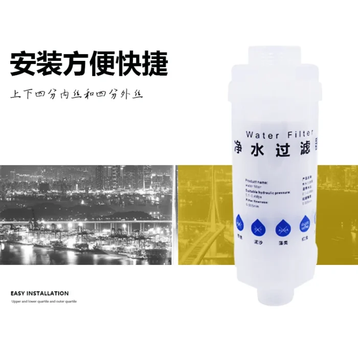 Portable Shower Filter  Water Filter Faucet Filter to Remove Rust/Worms - Imagen 2