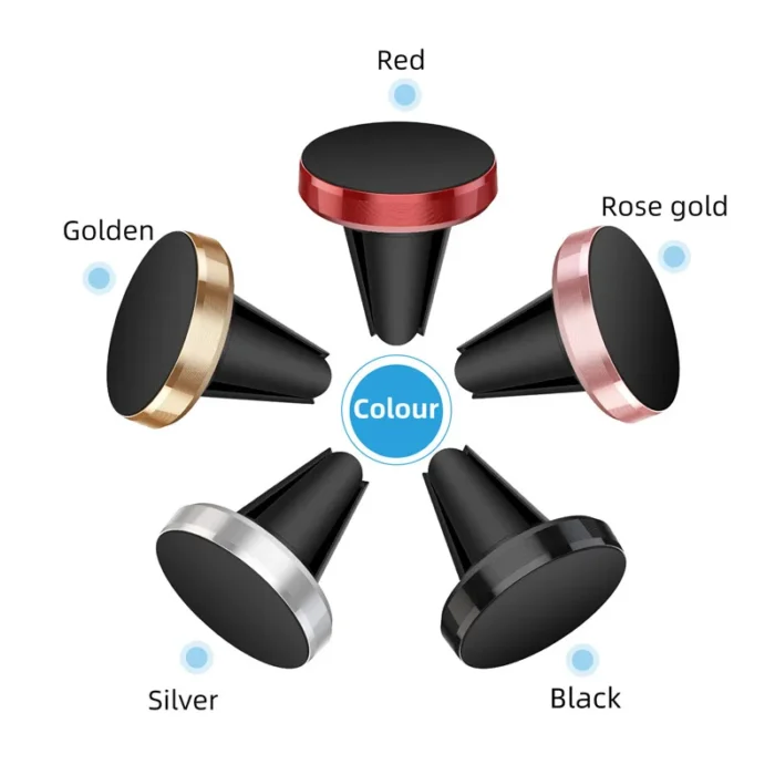 Soporte magnético para teléfono de coche Eonline para iPhone 12, Samsung, Xiaomi, Huawei, con clip para ventilación de aire y soporte para smartphones. - Imagen 5