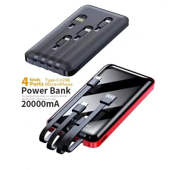 Banco de energía móvil CYKE de 20 000 mAh, OEM, cargador portátil, batería externa de 20 000 mAh, regalo - Imagen 6