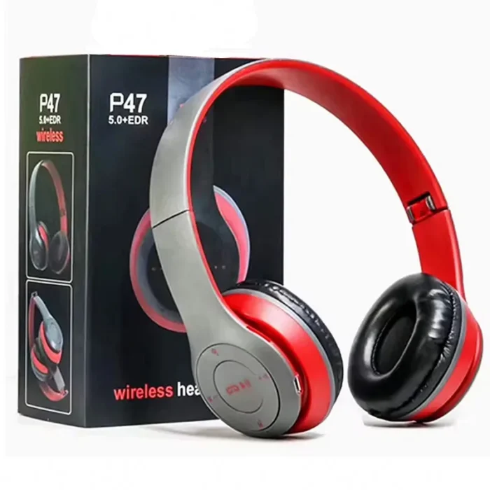 P47 Wireless Headphones Blue Tooth Headset Earbuds Headgear Headphone Ear Headset Connect Earphone With Bass for iphone - Imagen 6