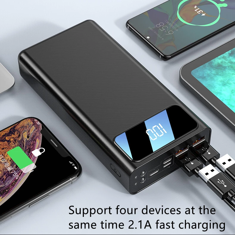 Portable 30000mah Powerbank, Mobile Phone Charger 30000mah Power Banks , Best Powerful 30000mah Power Bank - Imagen 4