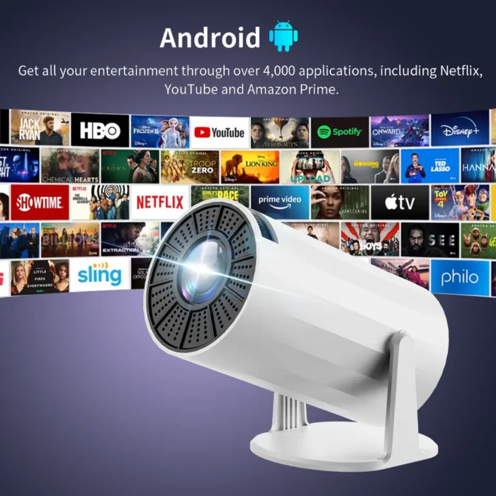 Drop Shipping HY300Pro X8 Max Portable Projectors Mini Projector Wifi Smartphone 3D LCD LED Video Home Projector Movie Proyector