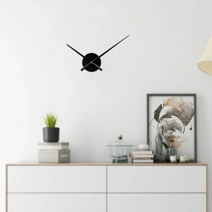 Accesorios Piezas Manecillas de Reloj Mecanismo de Cuarzo Movimiento Agujas Metal Grandes DIY 3D Decoración del Hogar Relojes de Pared Digitales Modernos - Imagen 5