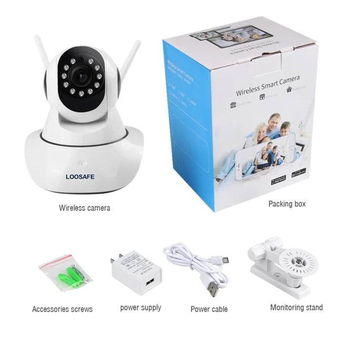 Cámara de seguridad inalámbrica LOOSAFE Smart Home 1080p con wifi y tarjeta TF/SD para el hogar. Cámara IP de seguridad. - Imagen 5