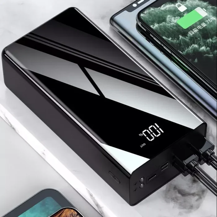 50000mAh Power Bank Larger Capacity Portable Charger Power Banks Super Capacity Charger With Dual Led Lights Power Bank - Imagen 4
