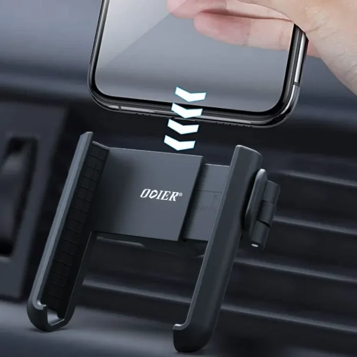Soporte para teléfono móvil de coche, de silicona, antideslizante, giratorio de 360 ​​grados, con forma de I y ventilación de aire. - Imagen 5