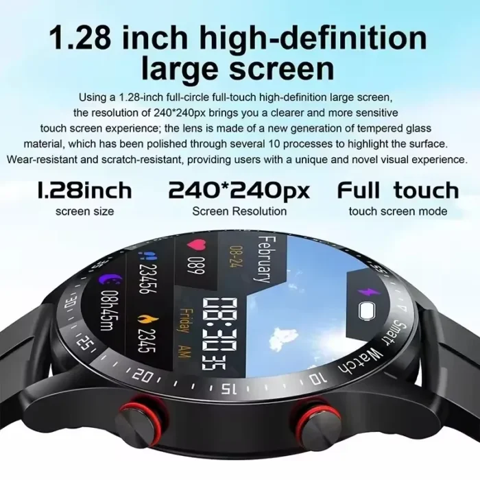 Hw20 Smart Watches Ecg+PPG Answer Call Heart Rate Blood Pressure Monitoring Message Reminder Waterproof Touch Screen Smartwatch - Imagen 2