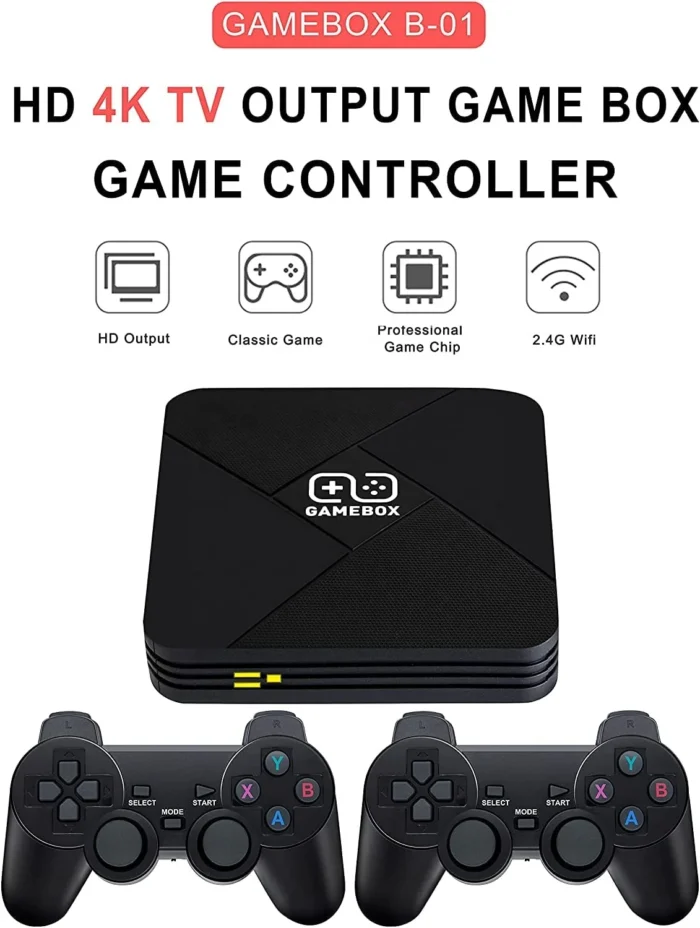 G5 Gaming Console Wifi TV BOX Dual System Updated S905L Chip Retro Video 60000 Pre Loaded Games With Wireless Controllers Pads - Imagen 2