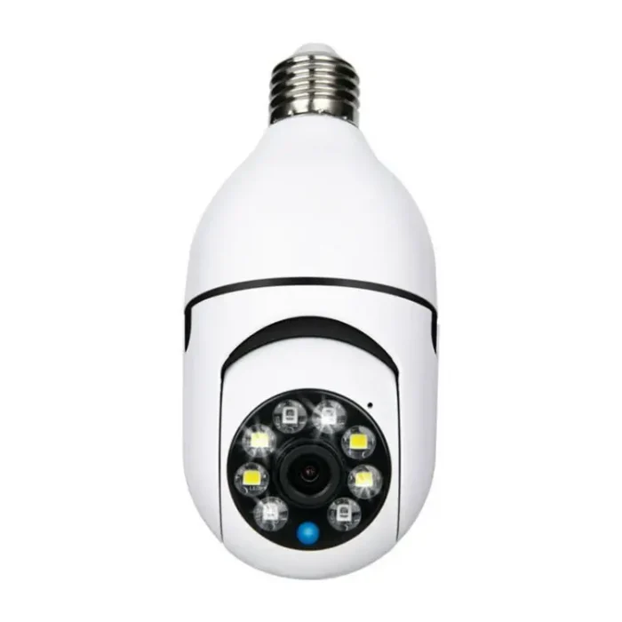Cámara inteligente WiFi 360 de nuevo diseño para seguridad del hogar, CCTV, mascotas, infrarrojos, visión nocturna, función de audio, alta definición.