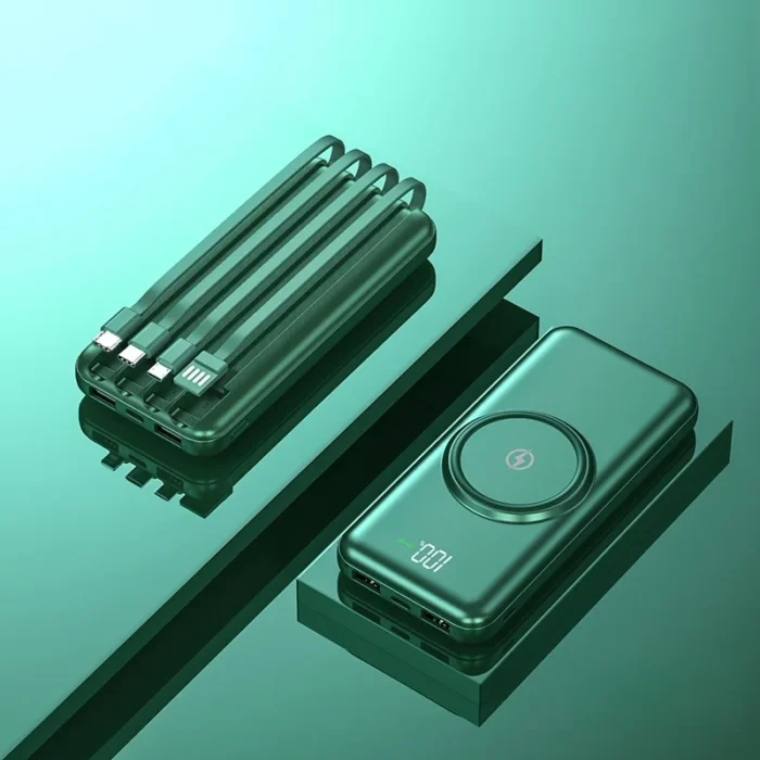 Fast Quick Charge 20000Mah Power Banks Mobile Phone Portable Powerbank 20000Mah Charger Wireless Power Bank - Imagen 3