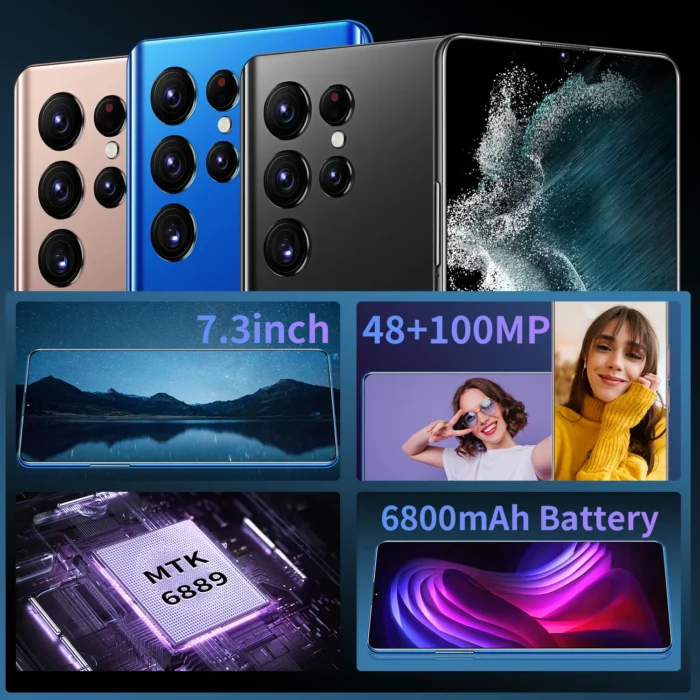 Hot Selling S24 ULTRA Original 16GB+1TB Unlocked GPS Cell Phone Smartphones Unlocked Smart  Android 14 Mobile Phones 5G - Imagen 2