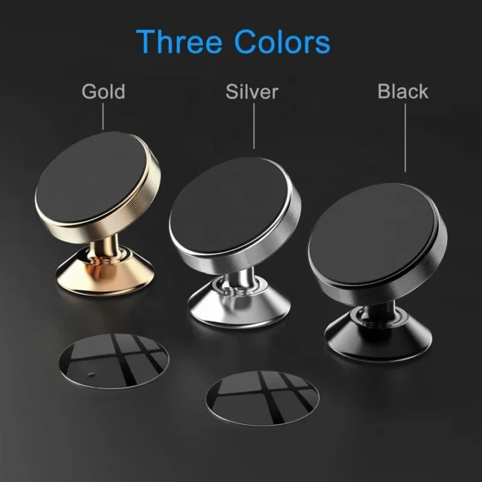 Soporte magnético universal para teléfono móvil con rotación de 360 ​​grados para consola de automóvil. - Imagen 2