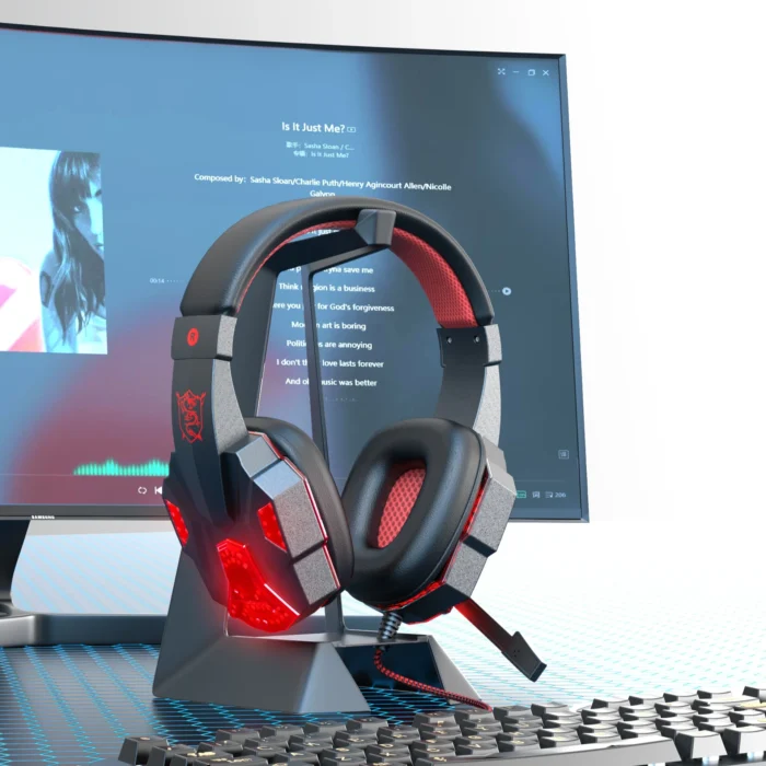 SY830  Wired Stereo Headphone Noise Cancelling Gamer Headset Led Gaming Headphone with Mic for PC Headset Game Ps45 Switch xbox - Imagen 5