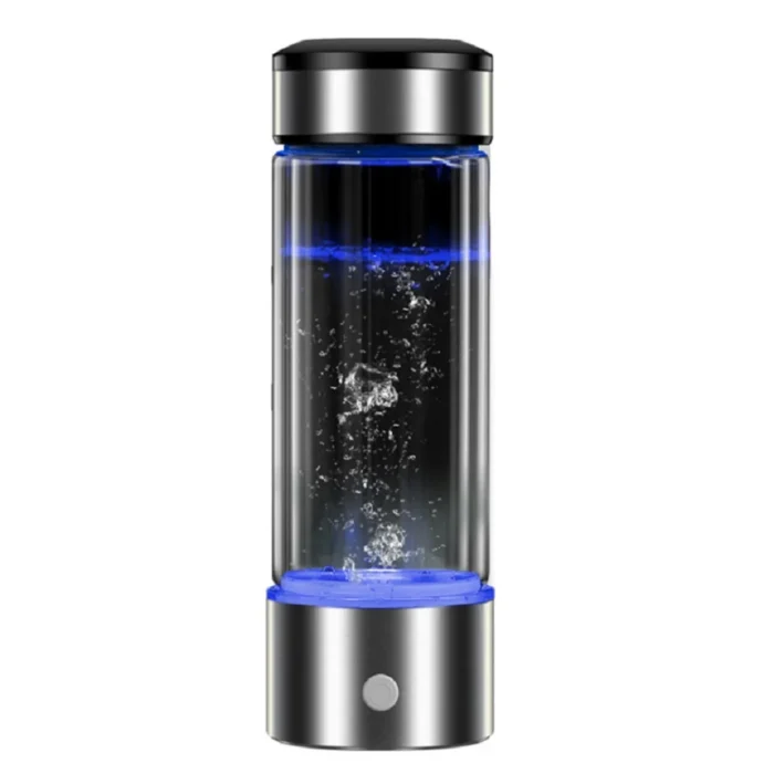 Generador de hidrógeno, filtro de agua, 430 ml, generador alcalino, agua rica en hidrógeno, botella portátil, ionizador, electrólisis H2 puro. - Imagen 6