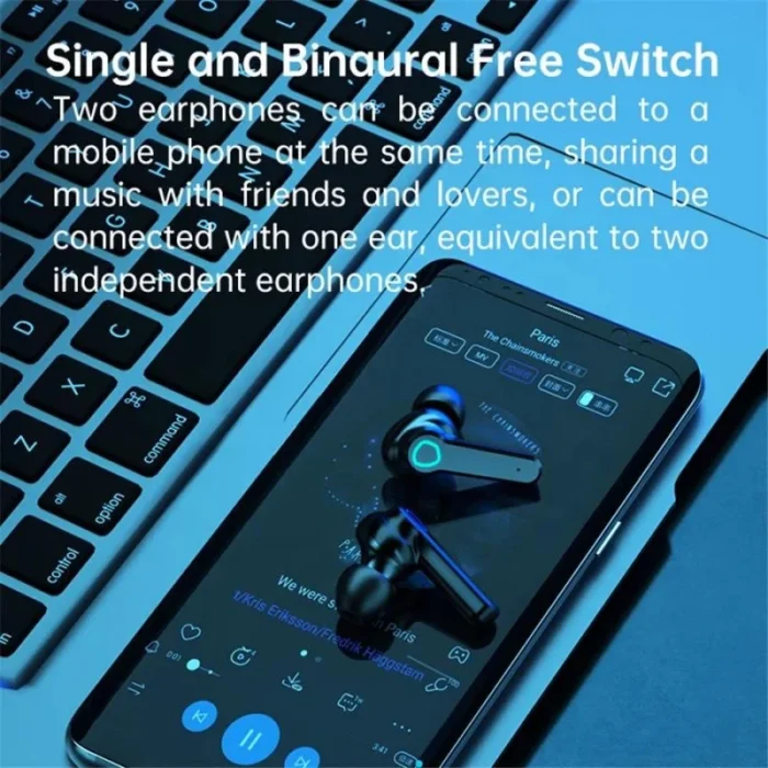 Tws Earphone M19 Earbuds with Power Bank True Wireless Gaming Headset Headphone Noise Cancelling in Ear Phones air Buds Earbuds - Imagen 4